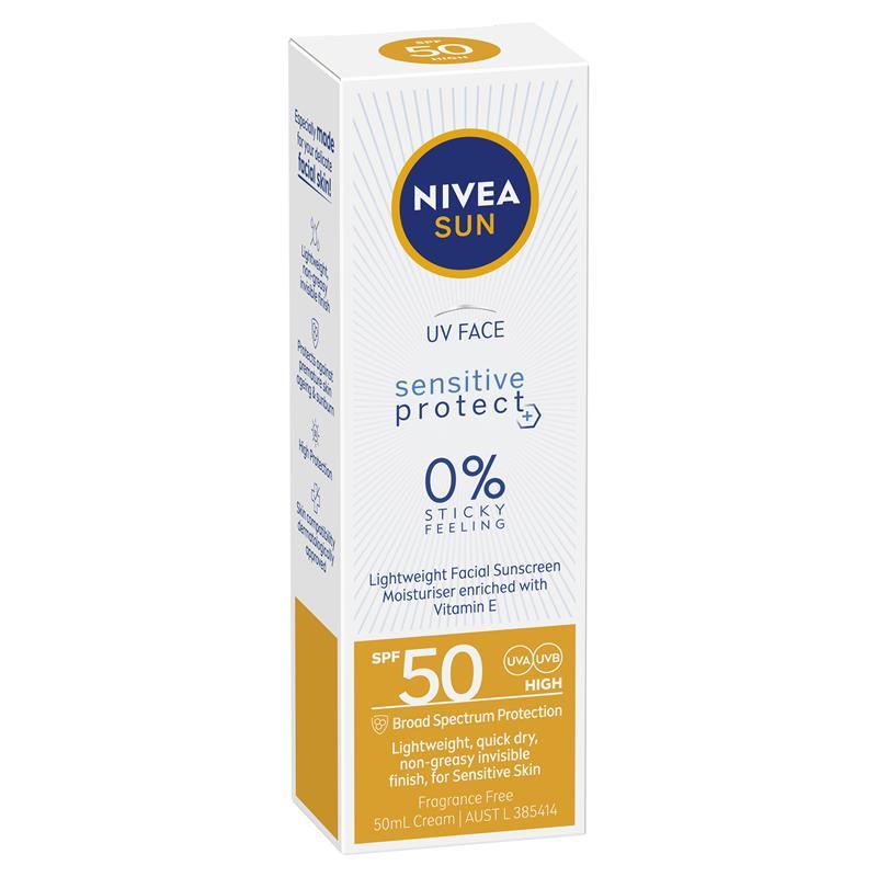 NIVEA Sun SPF 50 UV Face Sensitive 50ml