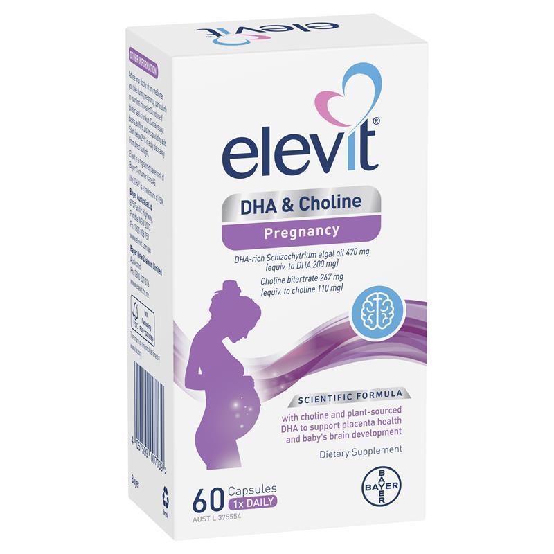 Elevit Dha & Choline Pregnancy 60 Capsules