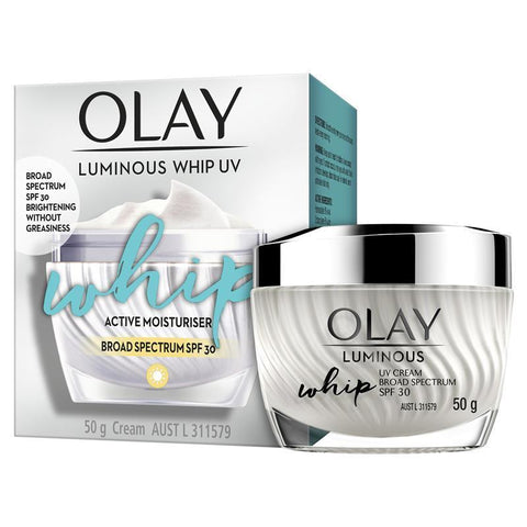 Olay Luminous Whip UV SPF Face Cream Moisturiser 50g