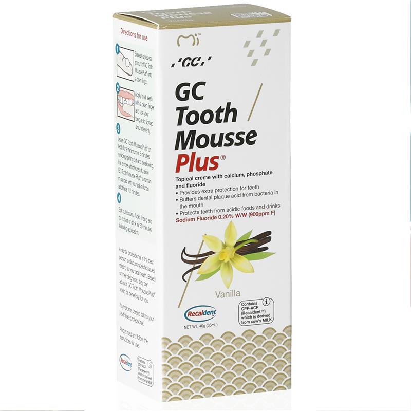 GC Tooth Mousse Plus Vanilla 40g