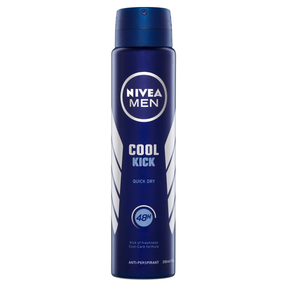 Nivea For Men Deodorant Aerosol Cool Kick 250ml