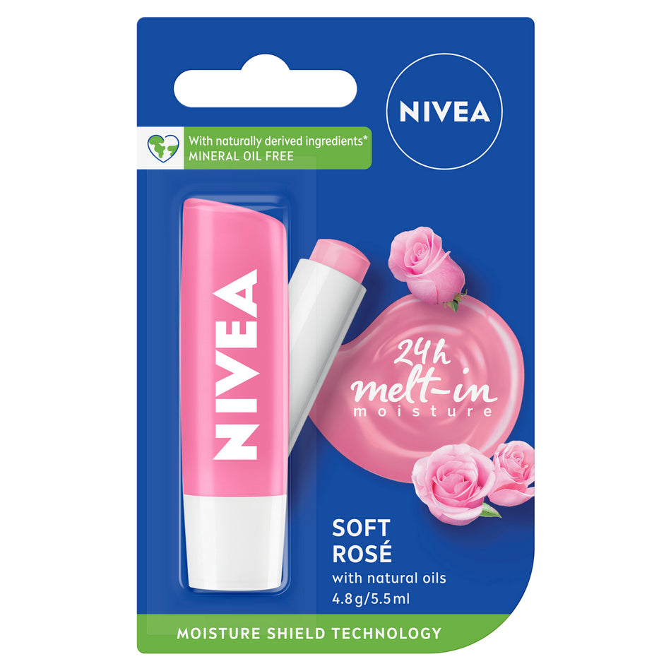 Nivea Lip Care Soft Rose 4.8g