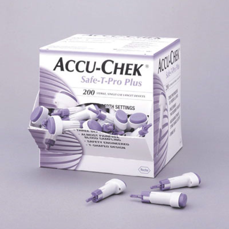 Accu-chek Safe-T-Pro Plus 200 Pack