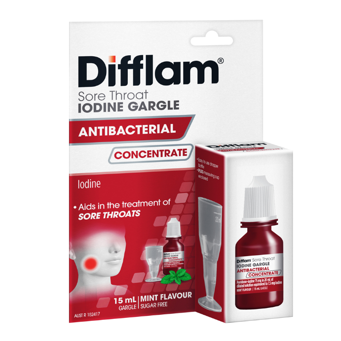 Difflam Gargle Iodine 15ml