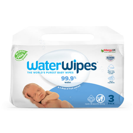 Waterwipes Plastic-free Sensitive Skin Baby Wipes 3 X 60 Wipes