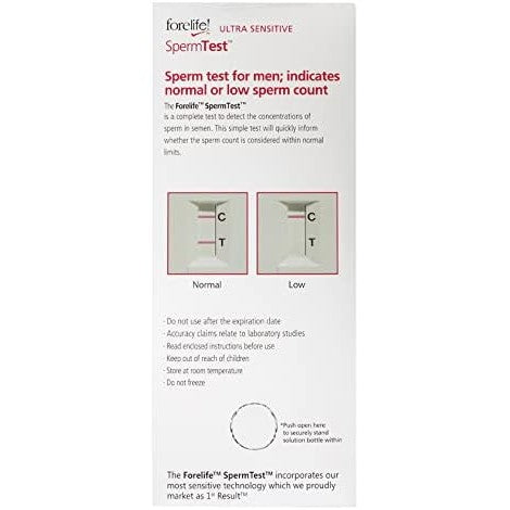 Forelife™ Sperm Test for Men 1 Each