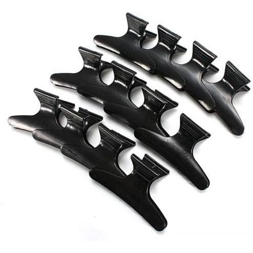 Hi Lift Butterfly Clips - Black 12 Pack