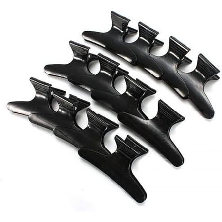 Hi Lift Butterfly Clips - Black 12 Pack