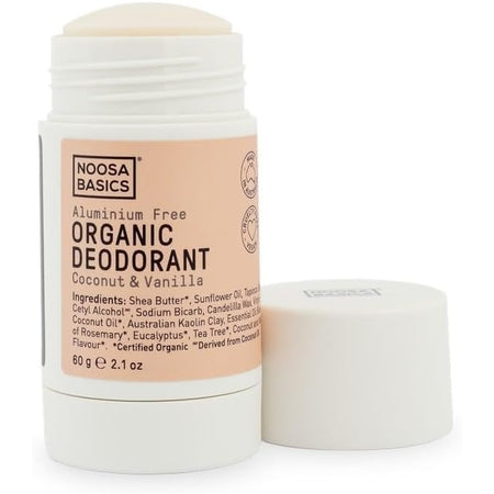 Noosa Basics Deodorant Stick Coconut & Vanilla 60g
