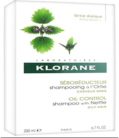 Klorane Oil Control With Nettle Extract Shampoo 200ml