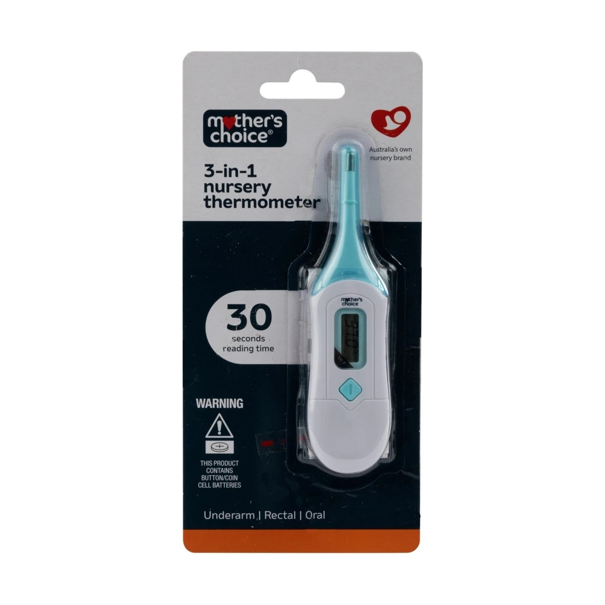 Mothers Choice 3 In 1 Nursery Thermometer