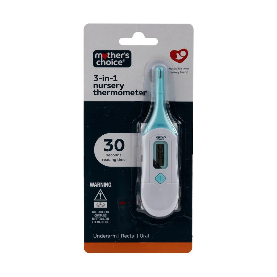 Mothers Choice 3 In 1 Nursery Thermometer