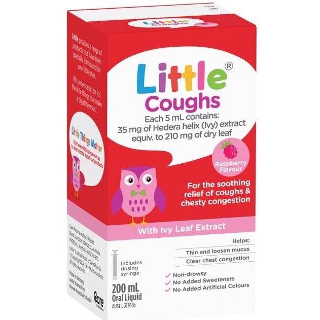 Little Coughs Raspberry 200ml