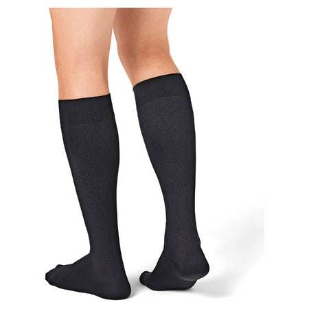 Jobst for Men Casual Cl1 15-20 Phlebology Knee High Ct Sock 15-20 Black Medium 1 Pair