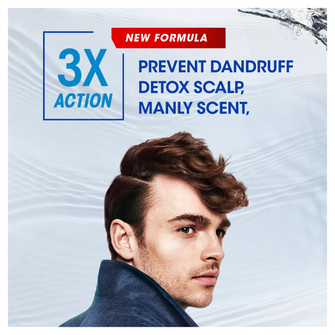 Head & Shoulders Ultra Men 2-in-1 Deep Clean Anti-dandruff Shampoo + Conditioner 550ml