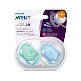 Avent Ultra Soft Soother 6-18 months 2-pack Deco Assorted