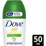 Dove Advanced Care Antiperspirant Roll On Cucumber And Green Tea 50mL