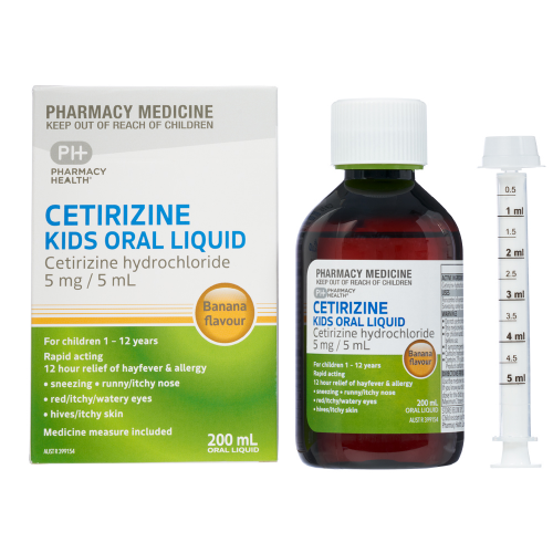 Pharmacy Health Cetirizine oral liquid 200ML