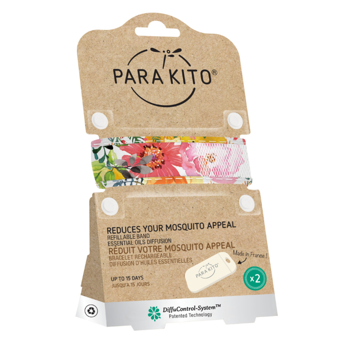 Para'kito Mosquito Repellent Adult Wristband Flowery 1 Each