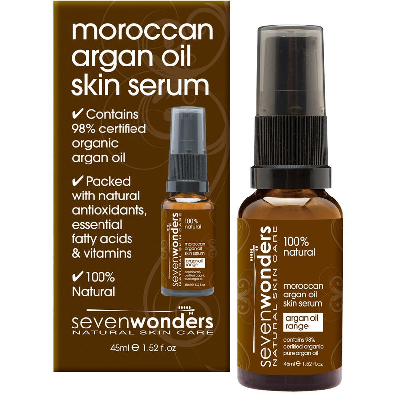 Seven Wonders Natural Skin Care Moroccan Argan Oil Skin Serum 45ml