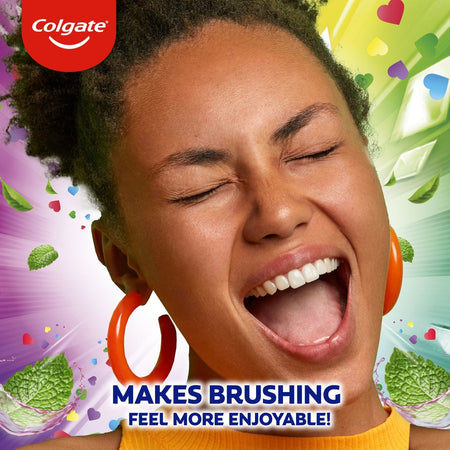 Colgate Max Fresh Toothpaste Rainbow Fresh With Mini Breath Hearts 100g