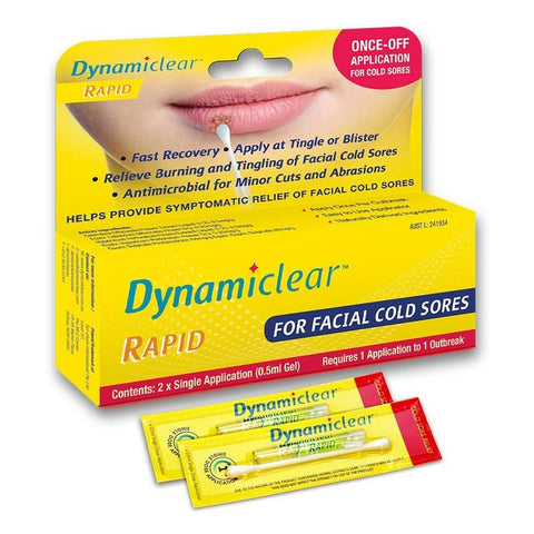 Dynamiclear Rapid Cold Sore Treatment  2 Pack