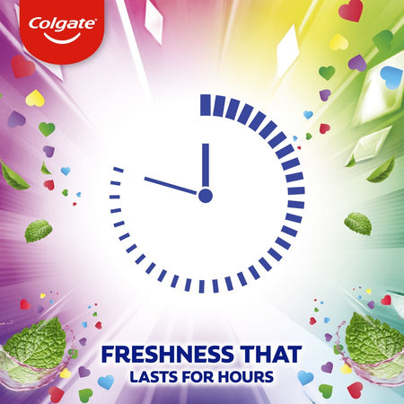 Colgate Max Fresh Toothpaste Rainbow Fresh With Mini Breath Hearts 100g