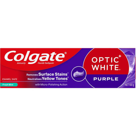 Colgate Optic White Purple Toothpaste 100g
