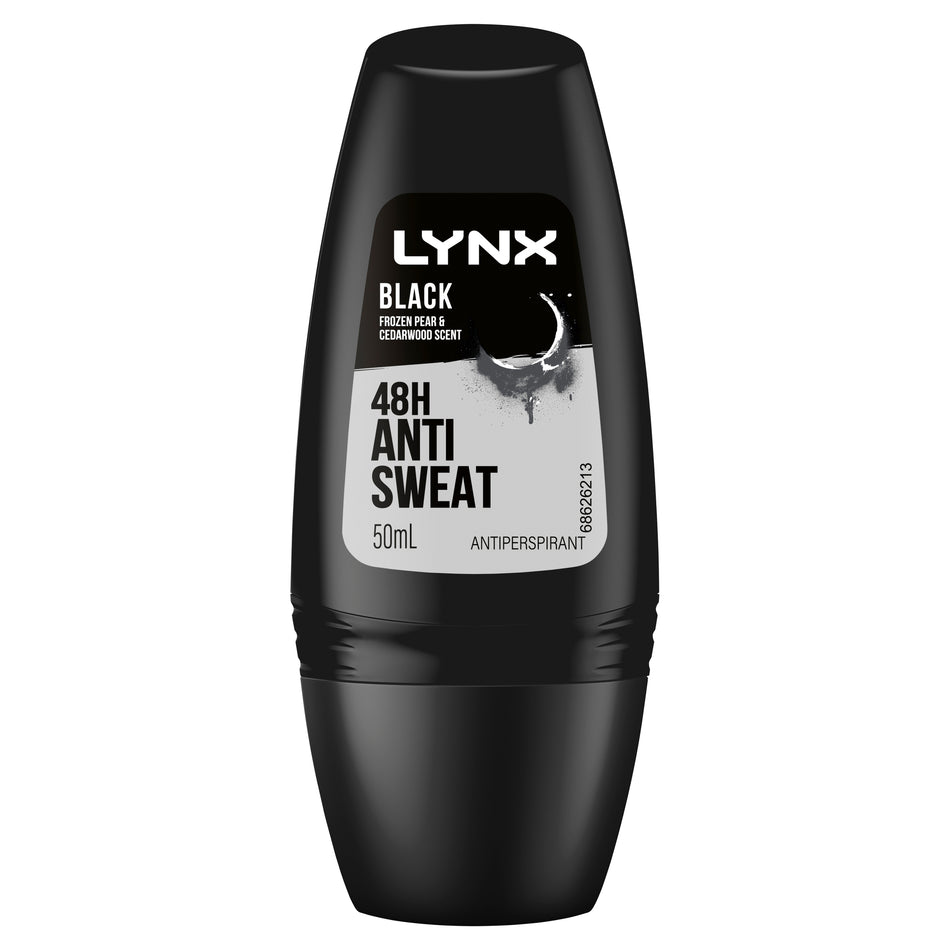 Lynx Men Antiperspirant Roll On Deodorant Black 50ml