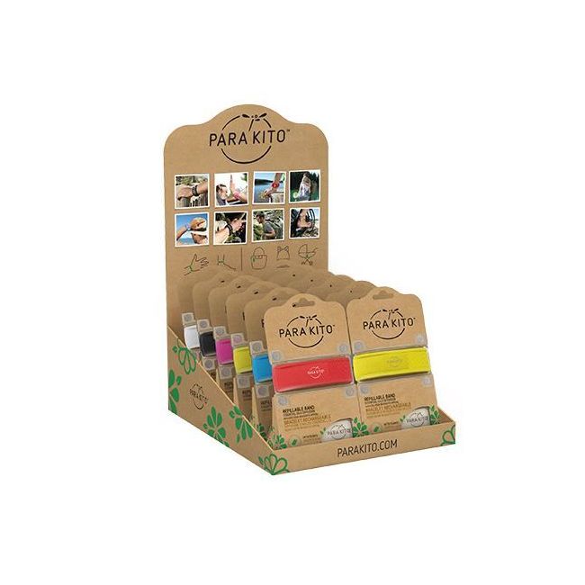 PARA’KITO “Colour” Wristbands Bulk Buy 12 Units