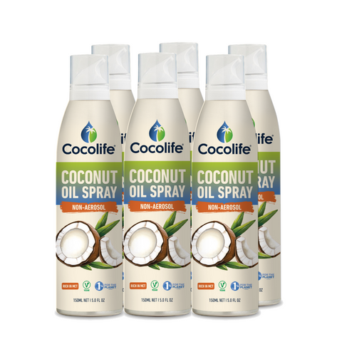 Cocolife Coconut Oil Non-Aerosol Spray 150ml (Pack of 6)