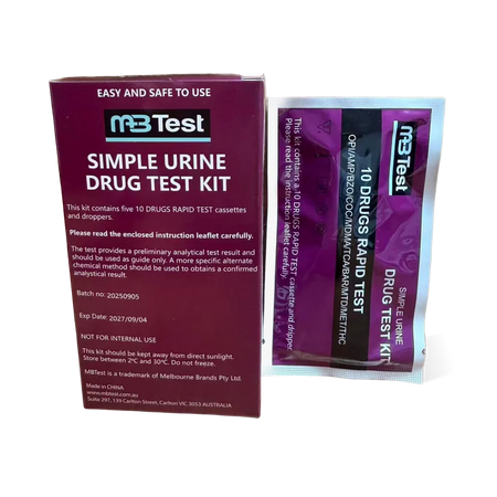 MBTest 10 Drugs Urine Test Kit 5 Pack