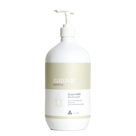 Natuva Body Goats Milk Body Wash 1 L