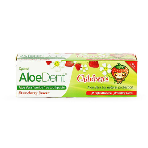 AloeDent Children's Strawberry Toothpaste 50ml
