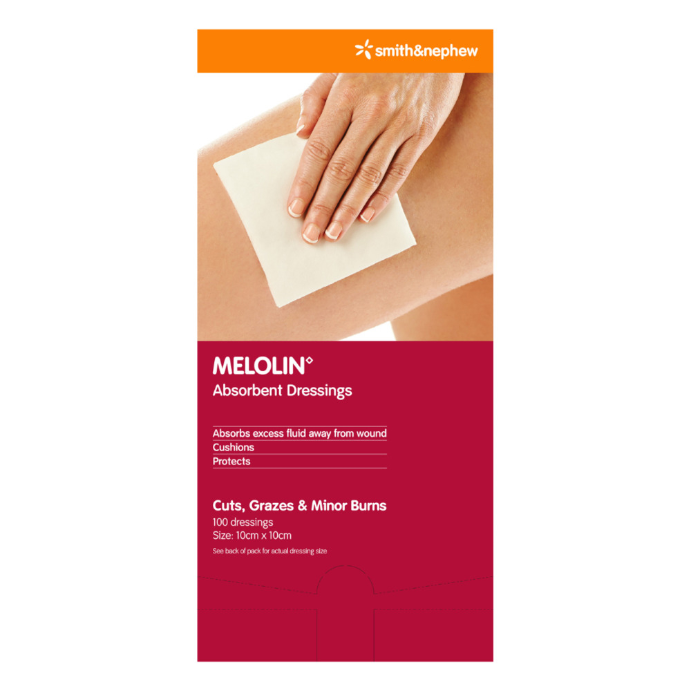 Melolin 10cm X 10cm 100 Pack