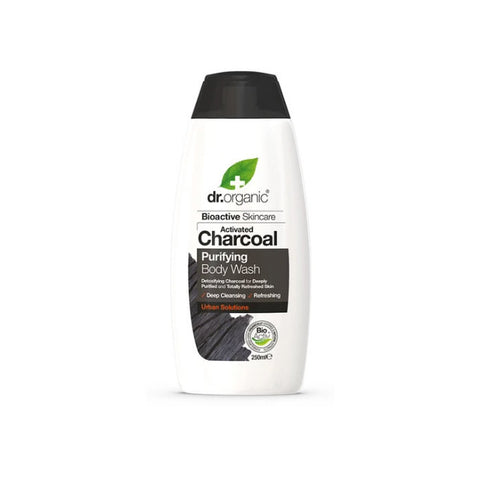 Charcoal Body Wash 250ml - Dr Organic