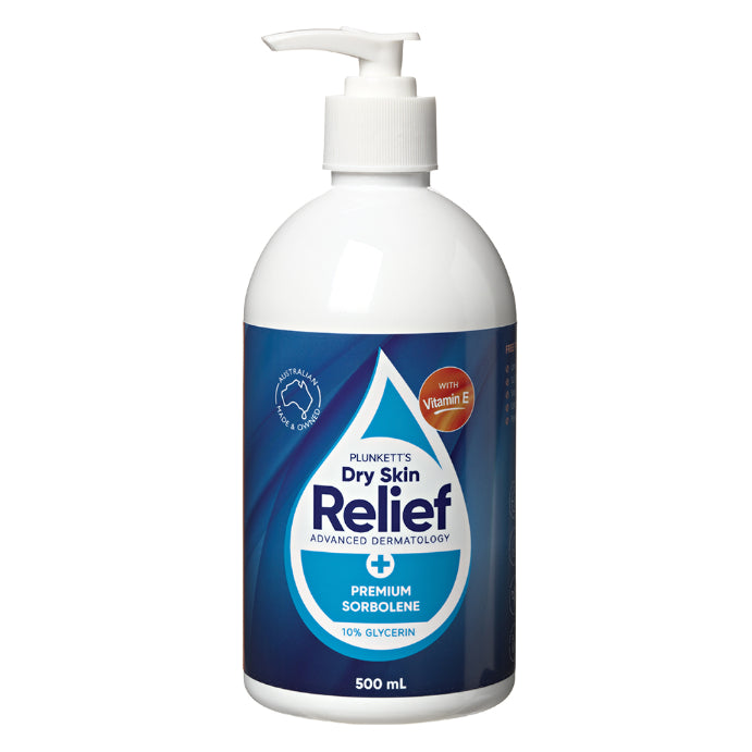 Plunketts Sorbolene + 10% Glycerine Vitamin E Pump 500ml