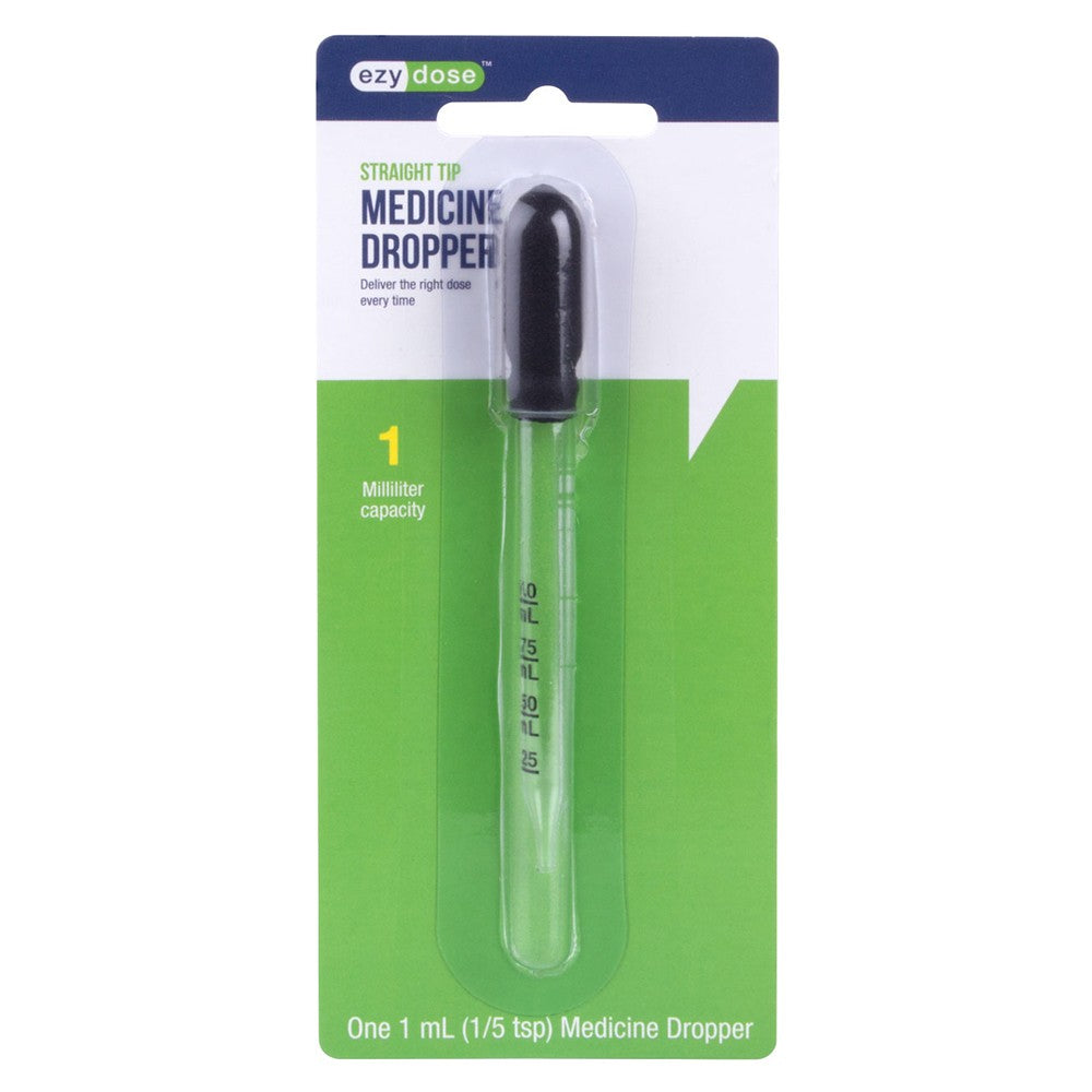 EZY Dose 69349 Glass 1 ML Calibrated Dropper