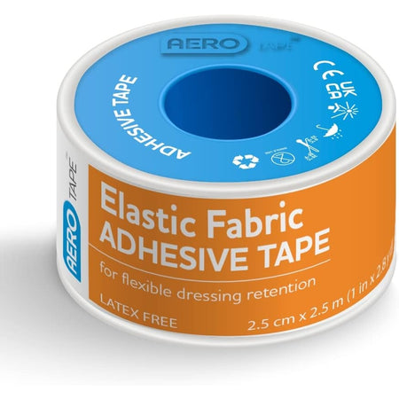 Aero Tape Elastic Fabric Tape 2.5cm X 2.5m