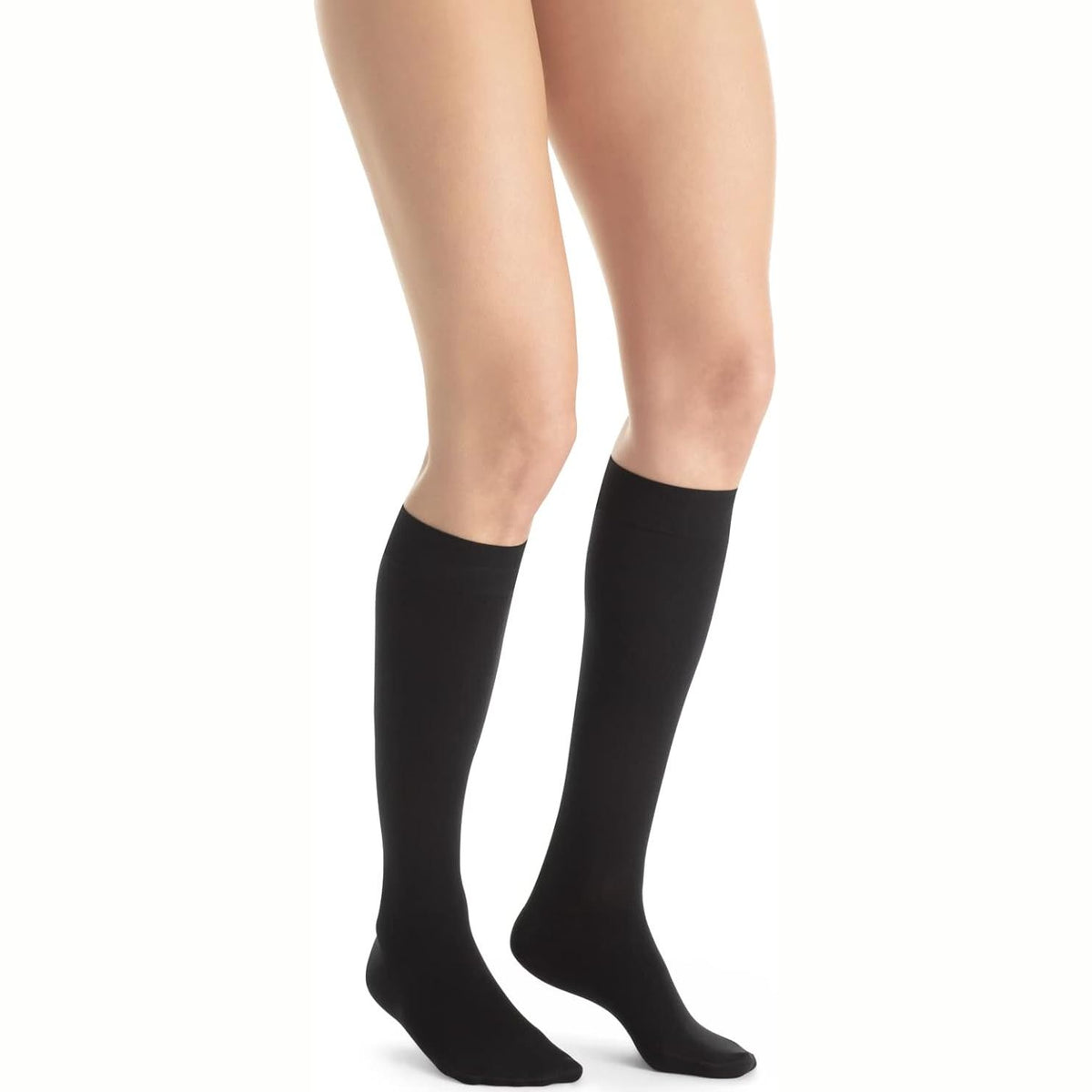 Jobst Ultrasheer Cl1 15-20 Phlebology Knee High Ct 15-20 Black Medium 1 Pair