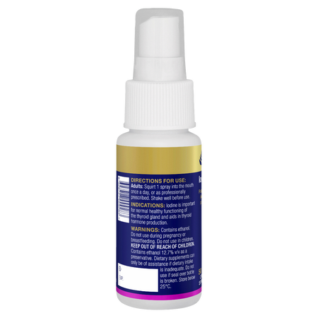 BioCeuticals Iodine Forte 50mL Oral Liquid Spray Pharmacist Only Medicine