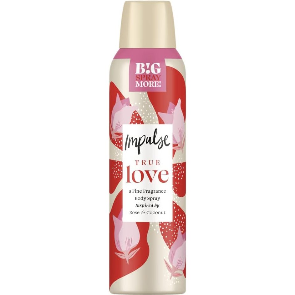 Impulse Body Spray Xxl True Love 150ml