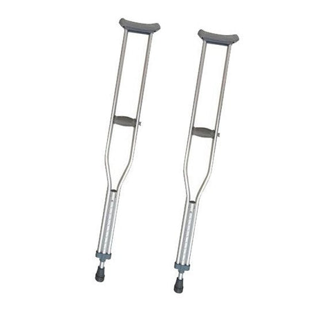 HUGO LIGHTWEIGHT ALUMINUM CRUTCHES - MEDIUM ADULT