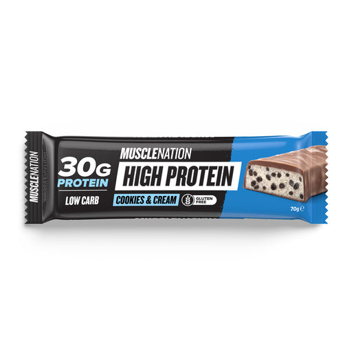 Muscle Nation High Protein Bar Cookies & Cream 70g