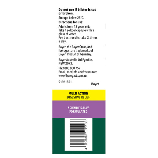 Iberogast IBS + Digestive Relief 60 Capsules