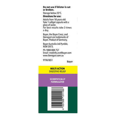 Iberogast IBS + Digestive Relief 60 Capsules