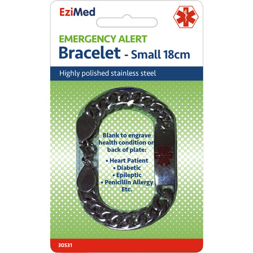 EZI MED Amcla Medical ID Bracelet Small 1 Each