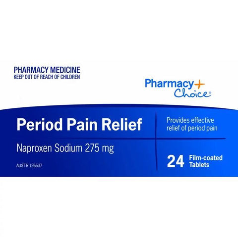 Pharmacy Choice Period Pain Relief 24 Tabs (Generic of NAPROGESIC)