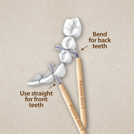 Piksters Bamboo Interdental Brushes White Size 2 8 Pack