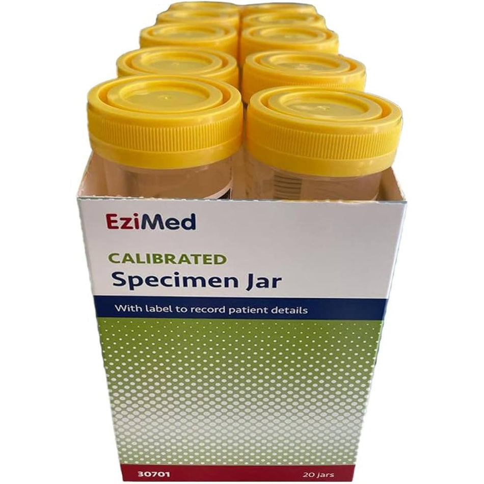 EZI MED Specimen Jar 1 Each Pack of 20